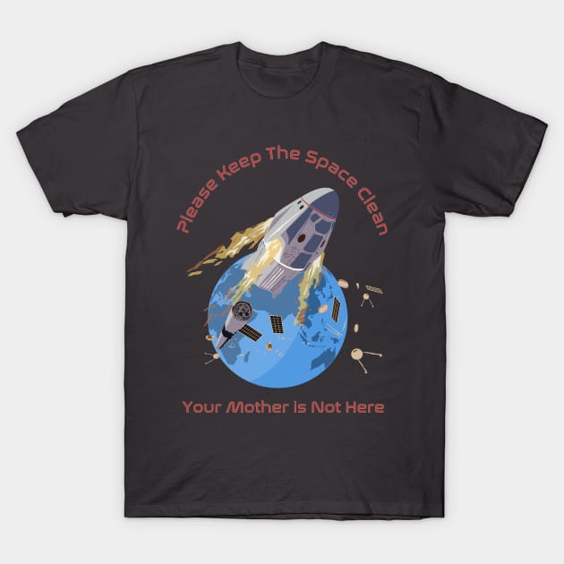 Space Trash - Bootleg Parody T-Shirt by JoniGepp